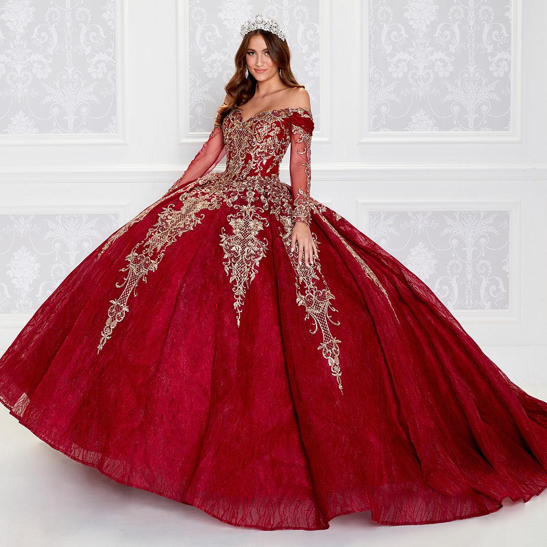 lace quince dresses Princesa by Ariana Vara Quinceanera Dress PR12267 – QuinceGirl ssColor:Black Blue Dress Slip Dress The classic A Style:Three Piece Set