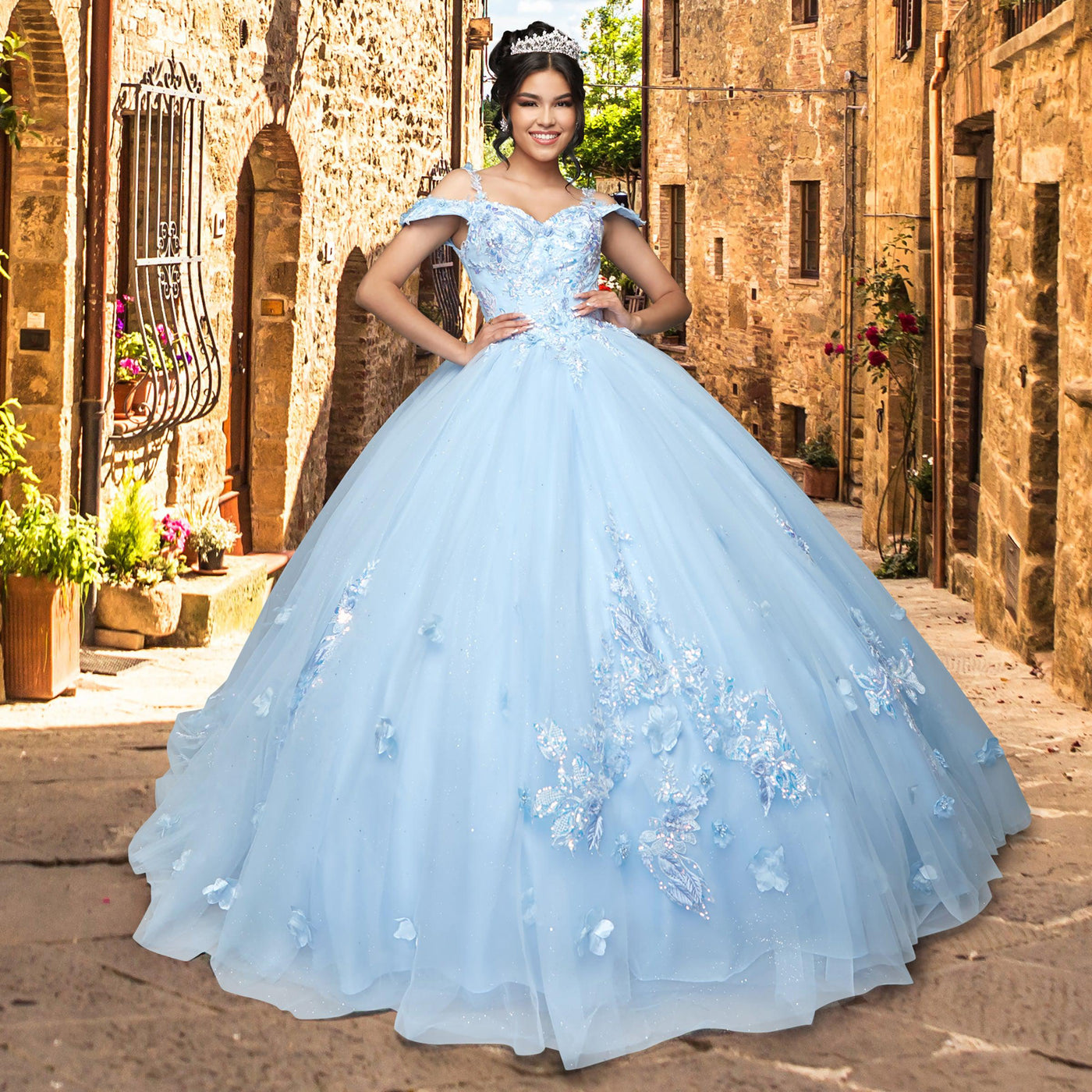 Quinceañera Dress QK202 by QuinceGirl