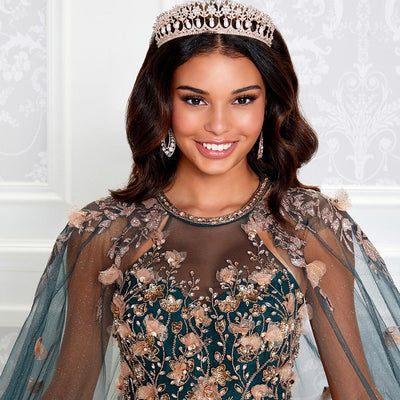 High-Neck Princesa Quinceañera Dress PR12262