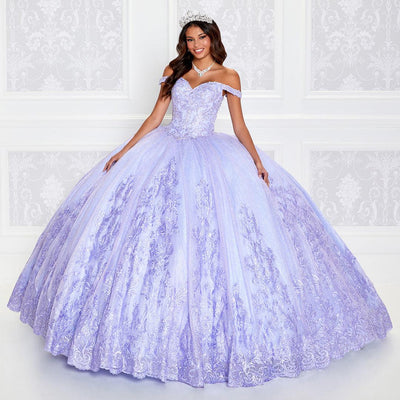 PR12264 Princesa Quince Dress with Glitter Tulle