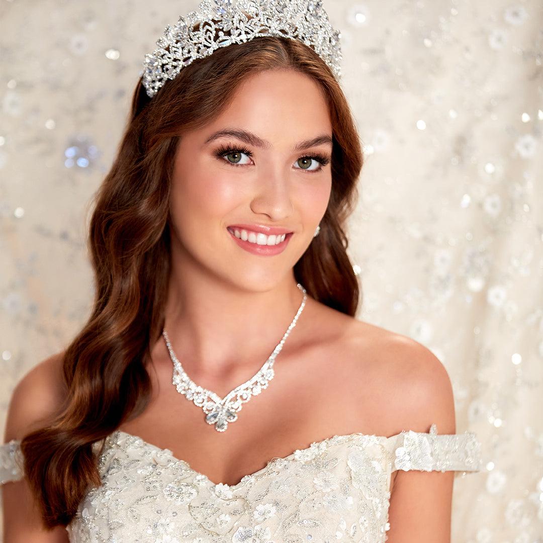 Princesa Ivory & Champagne Quince Dress PR12266