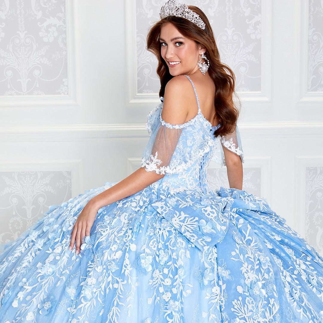 Cold-Shoulder Princesa Quinceanera Dress PR12271