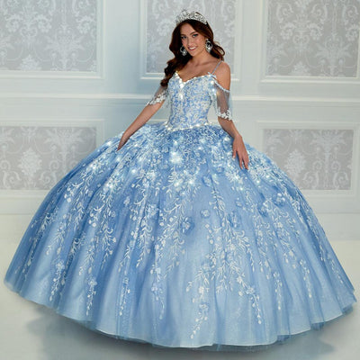 Cold-Shoulder Princesa Quinceanera Dress PR12271