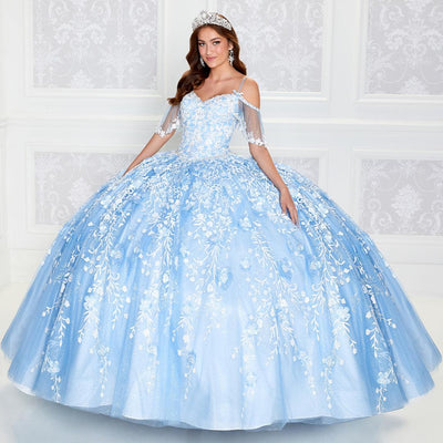 Cold-Shoulder Princesa Quinceanera Dress PR12271