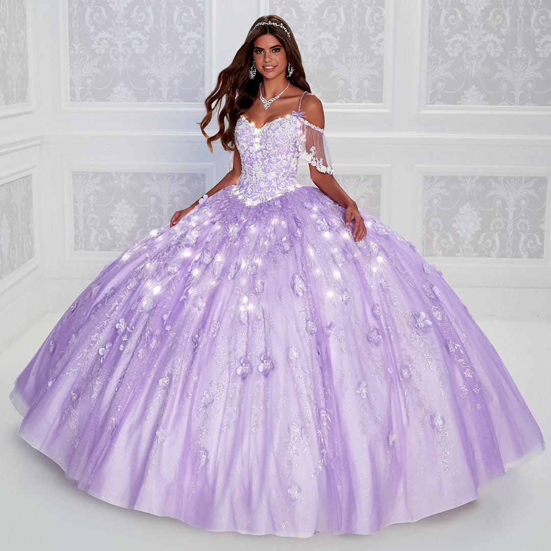 Cold-Shoulder Princesa Quinceanera Dress PR12271