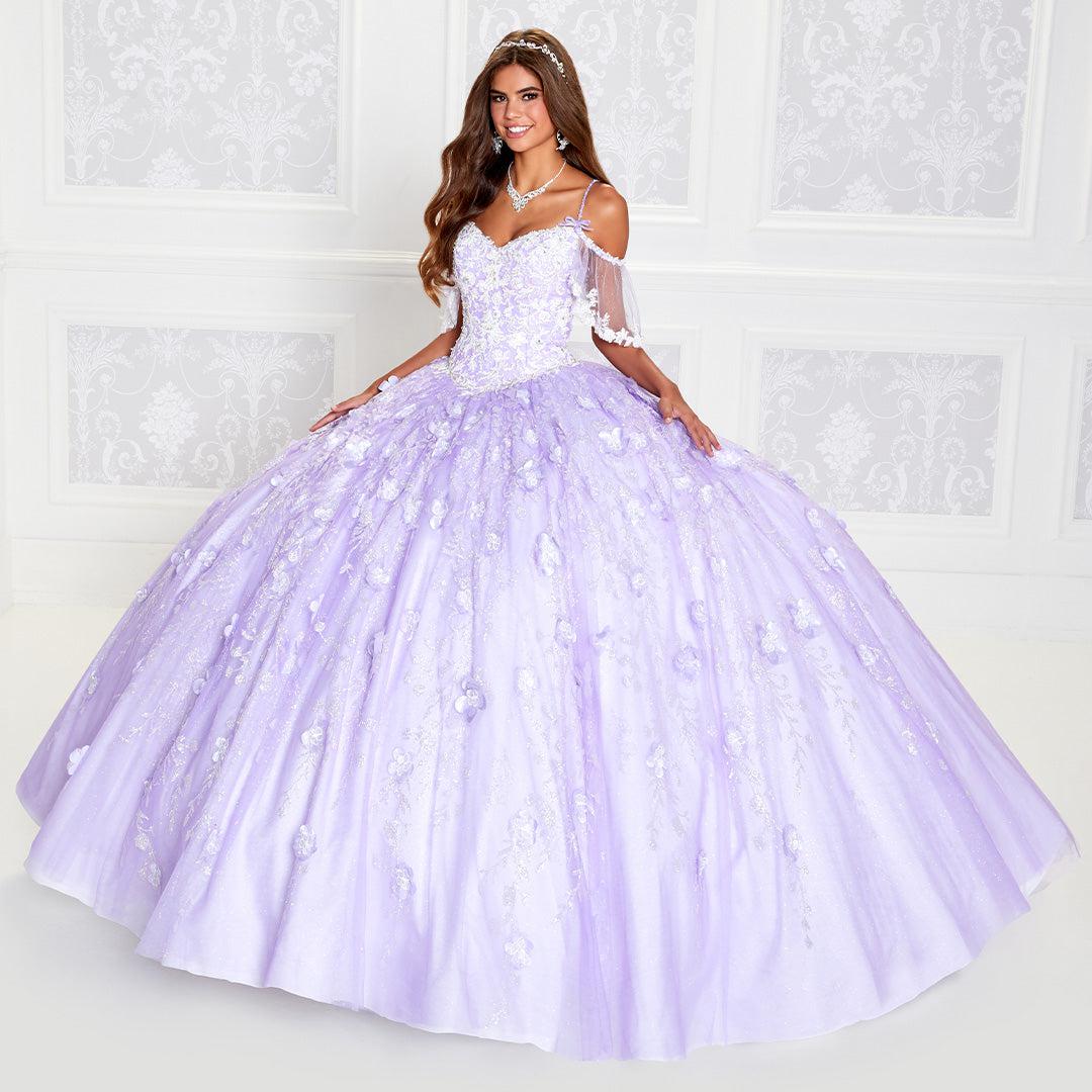 Cold-Shoulder Princesa Quinceanera Dress PR12271