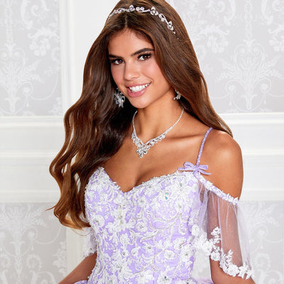 Cold-Shoulder Princesa Quinceanera Dress PR12271