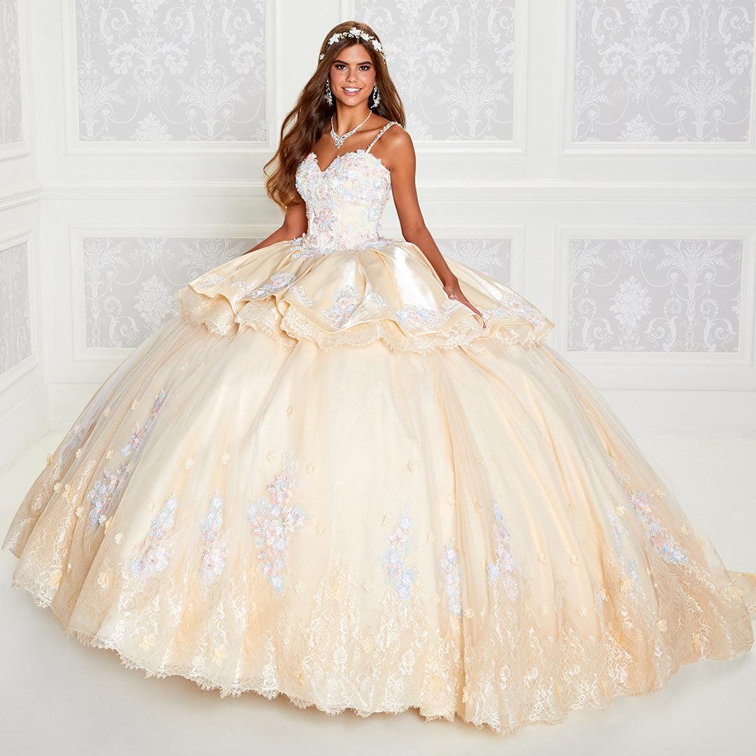PR12272 Princesa Quince Dress with Removable Skirt