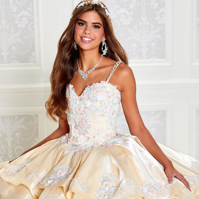 PR12272 Princesa Quince Dress with Removable Skirt