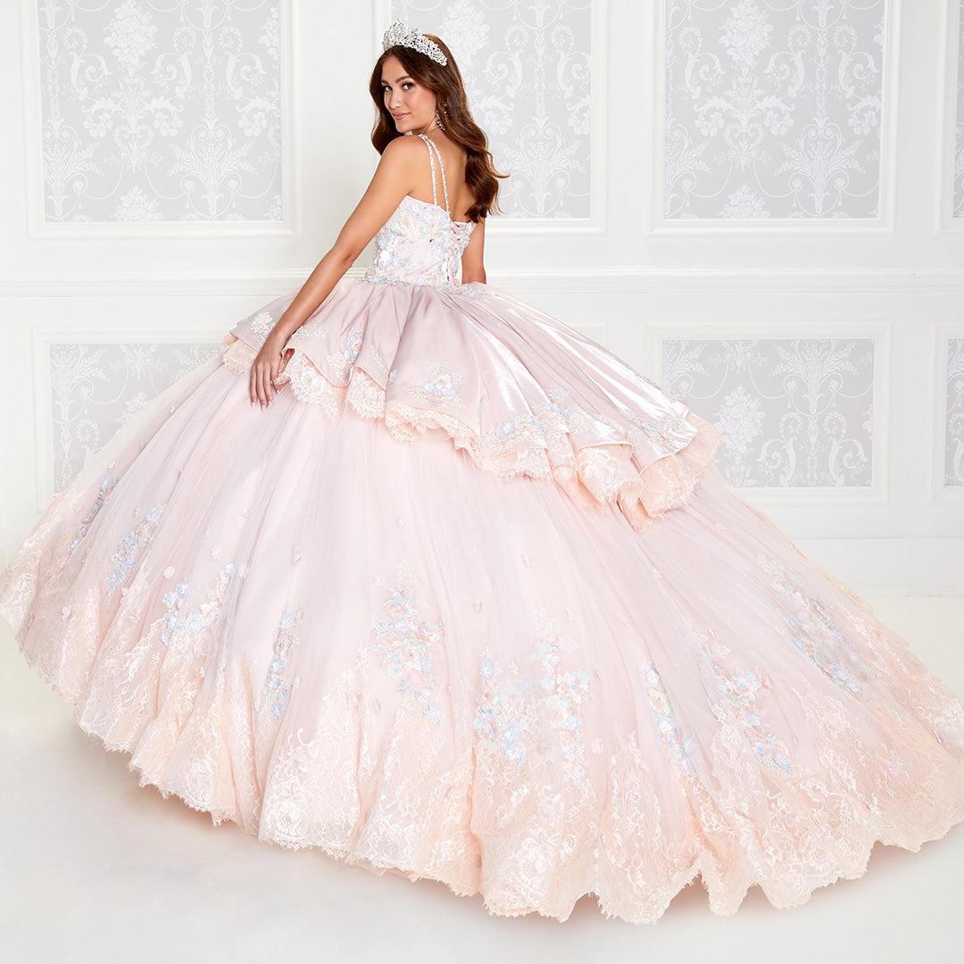 PR12272 Princesa Quince Dress with Removable Skirt