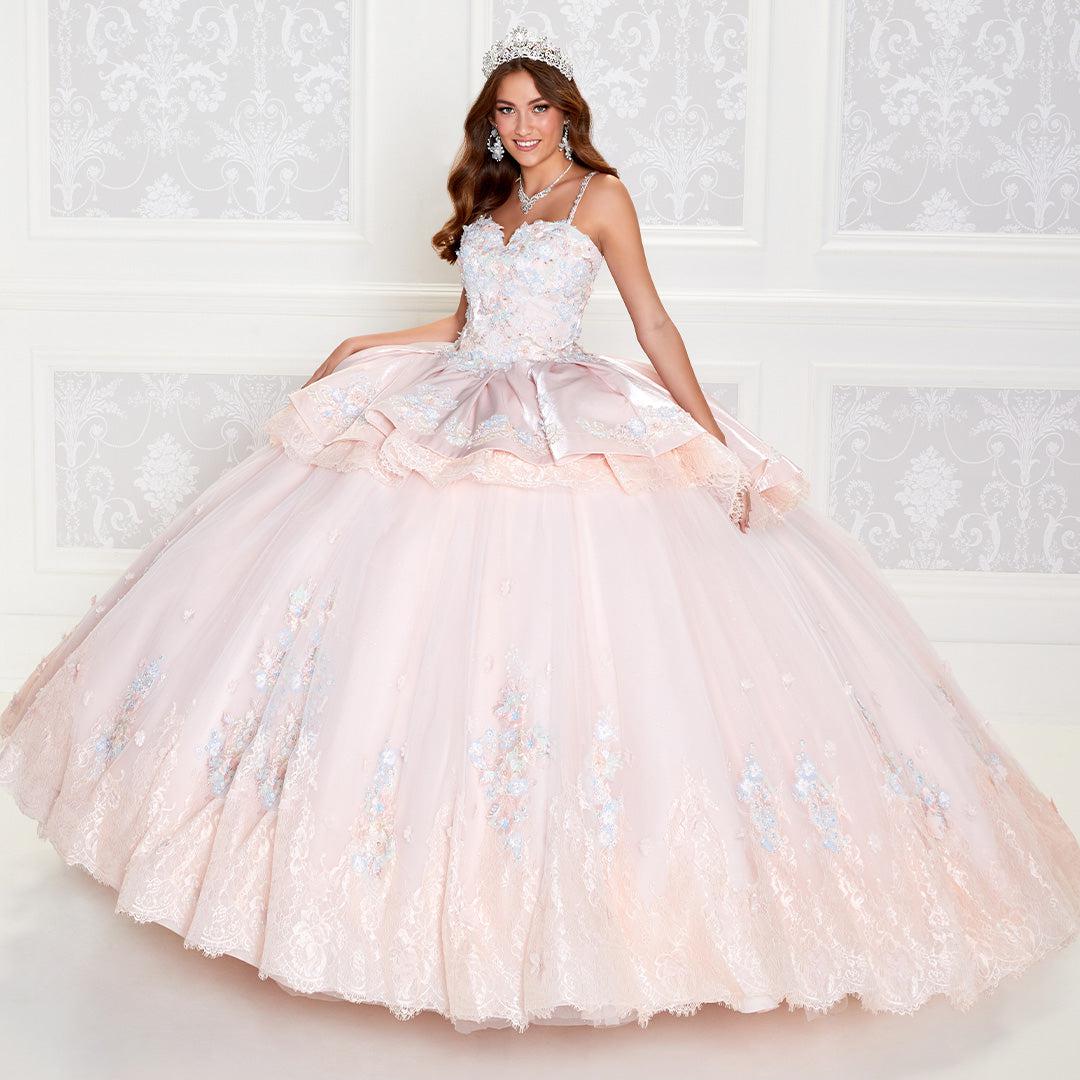 PR12272 Princesa Quince Dress with Removable Skirt