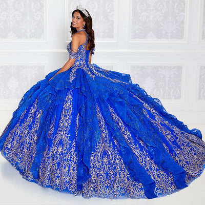 Princesa PR12274 Quinceañera Dress with Glitter