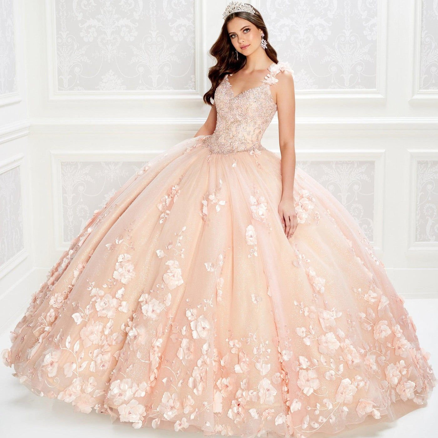PR22021 Princesa Glow-in-the-Dark Quinceañera Dress
