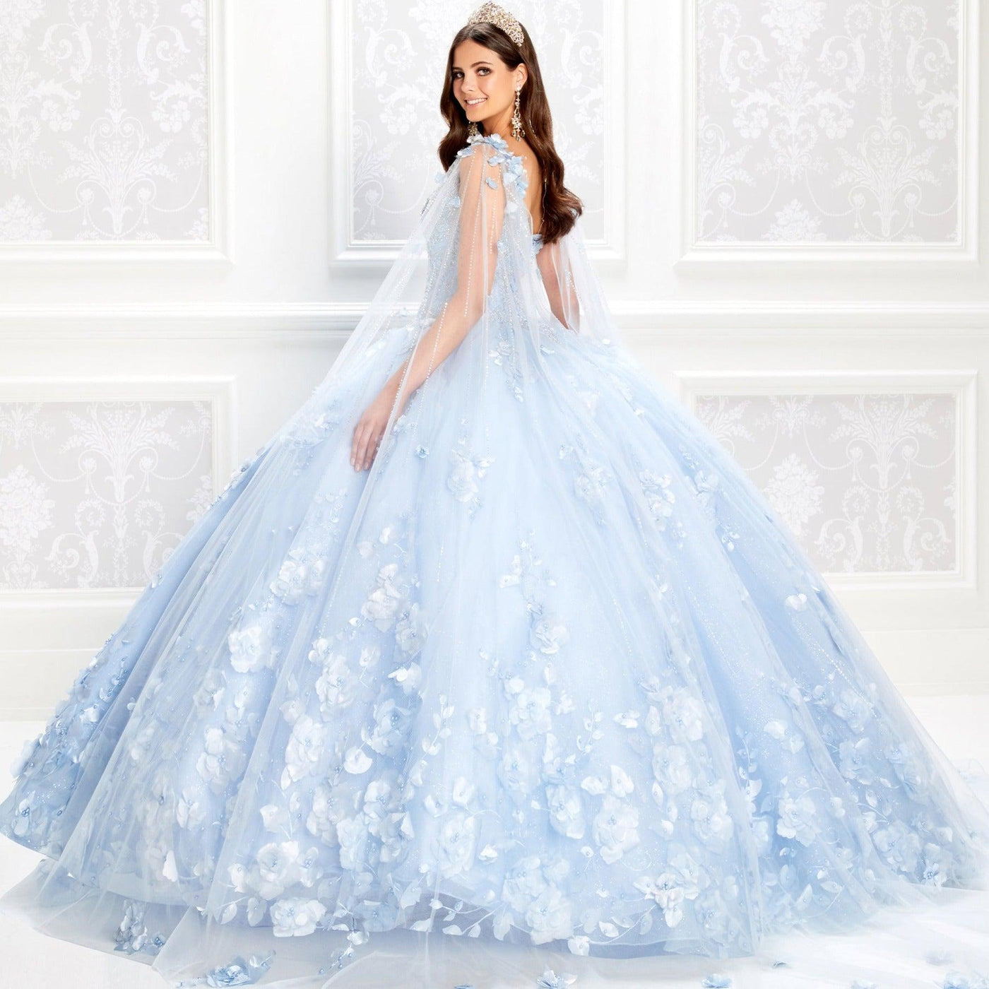 PR22021 Princesa Glow-in-the-Dark Quinceañera Dress