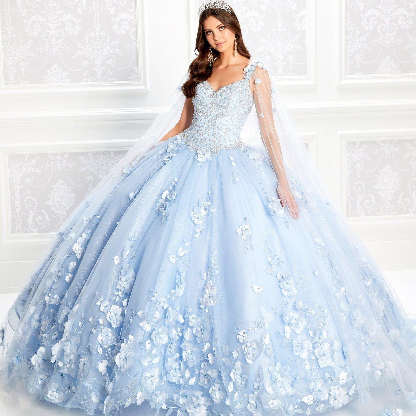 PR22021 Princesa Glow-in-the-Dark Quinceañera Dress