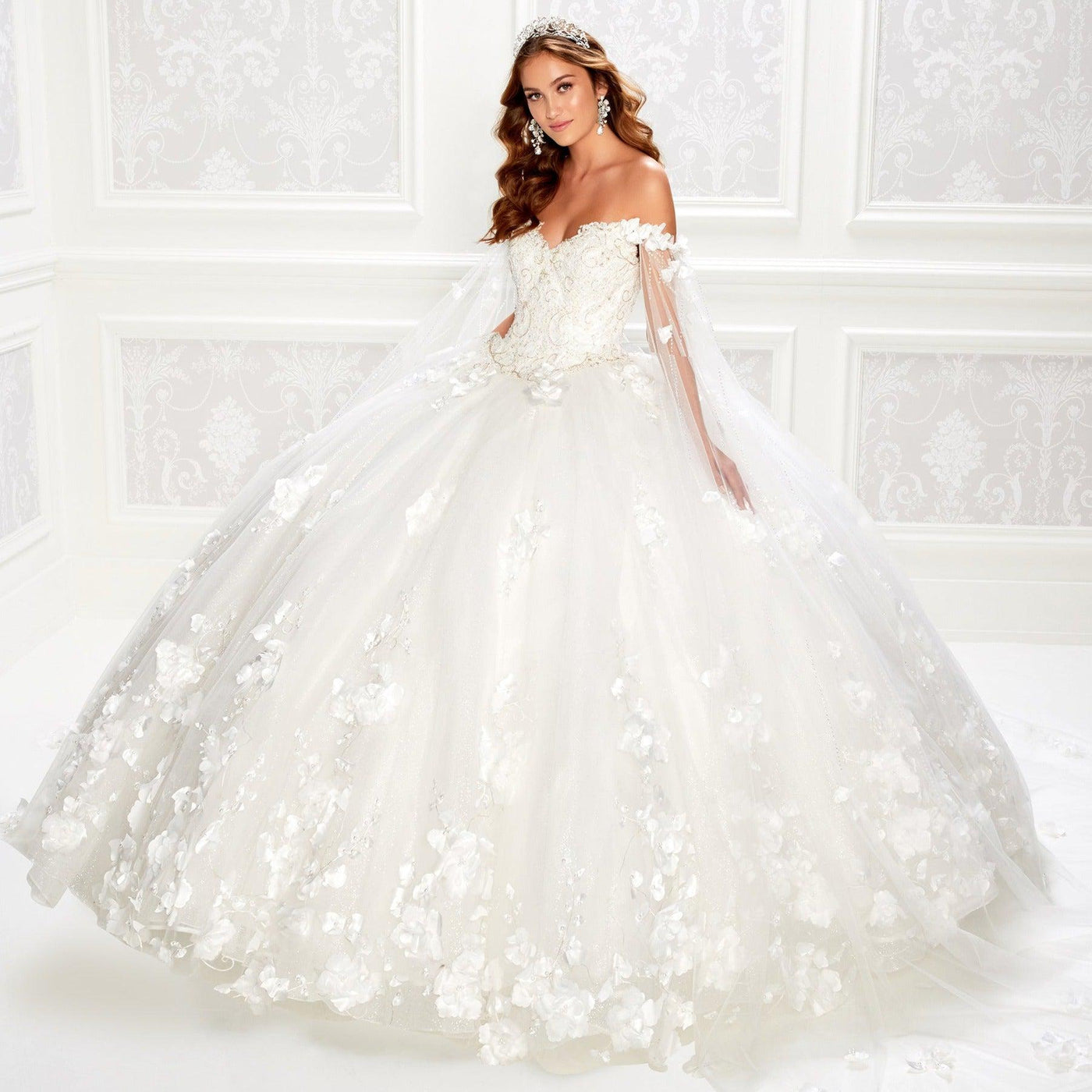 PR22021 Princesa Glow-in-the-Dark Quinceañera Dress