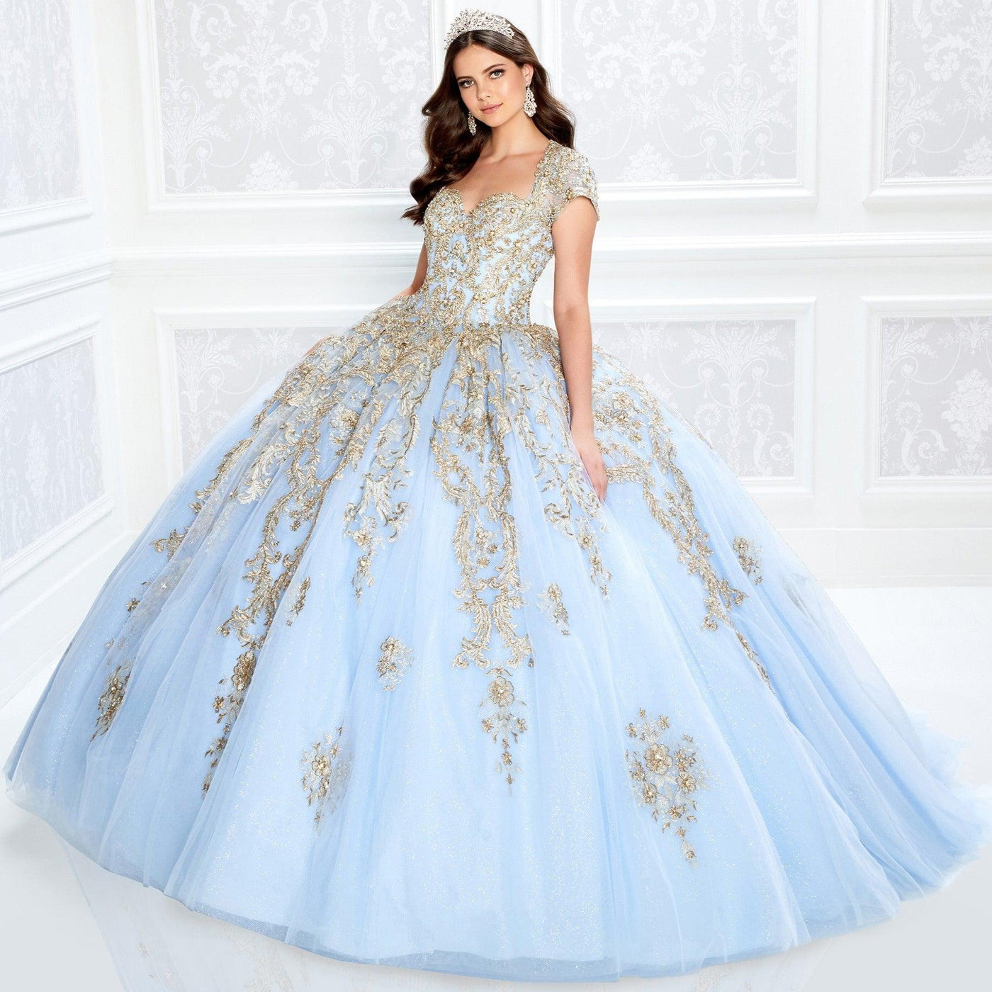 PR22025 Princesa by Ariana Vara Tulle Quince Dress