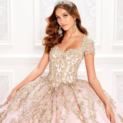 PR22025 Princesa by Ariana Vara Tulle Quince Dress