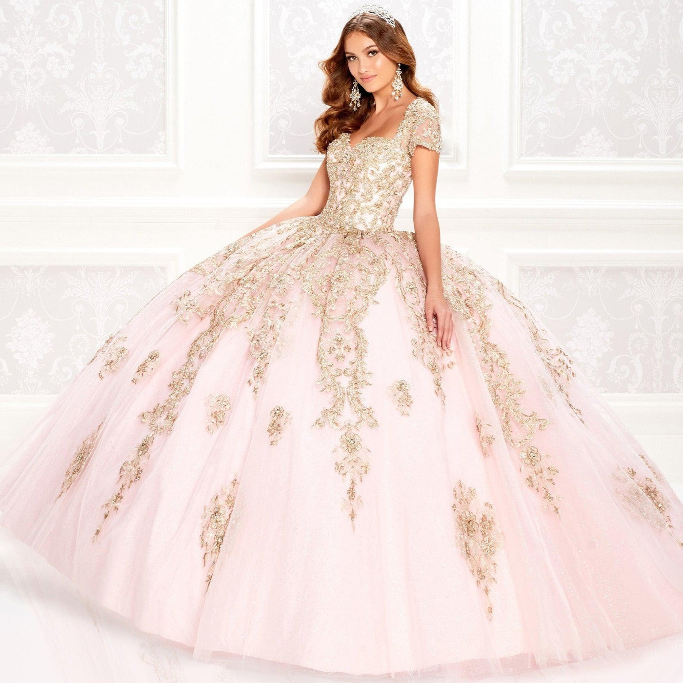 PR22025 Princesa by Ariana Vara Tulle Quince Dress