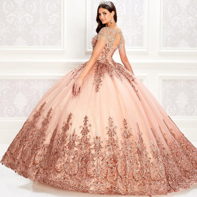 Princesa by Ariana Vara Tulle Quince Dress PR22026