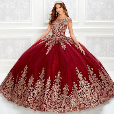 Princesa by Ariana Vara Tulle Quince Dress PR22026