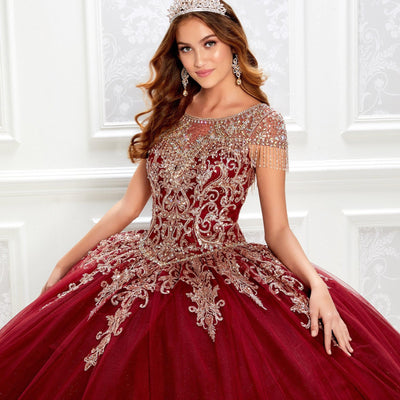 Princesa by Ariana Vara Tulle Quince Dress PR22026