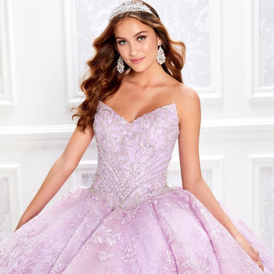 Princesa PR22028 Quince Dress with Tiered Skirt