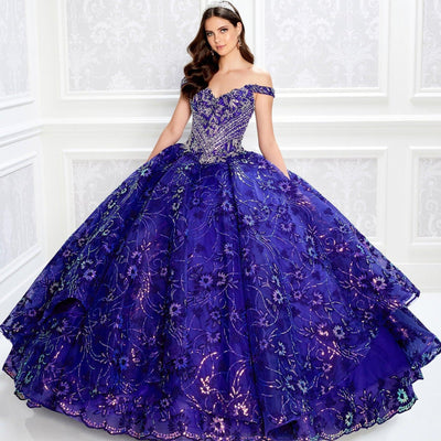 Princesa PR22028 Quince Dress with Tiered Skirt