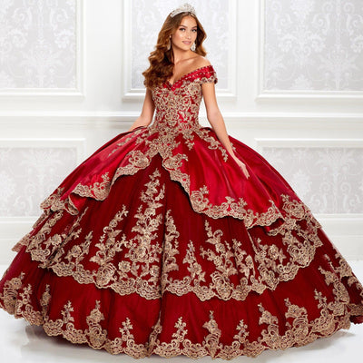 PR22029 Princesa Traditional Quinceañera Dress
