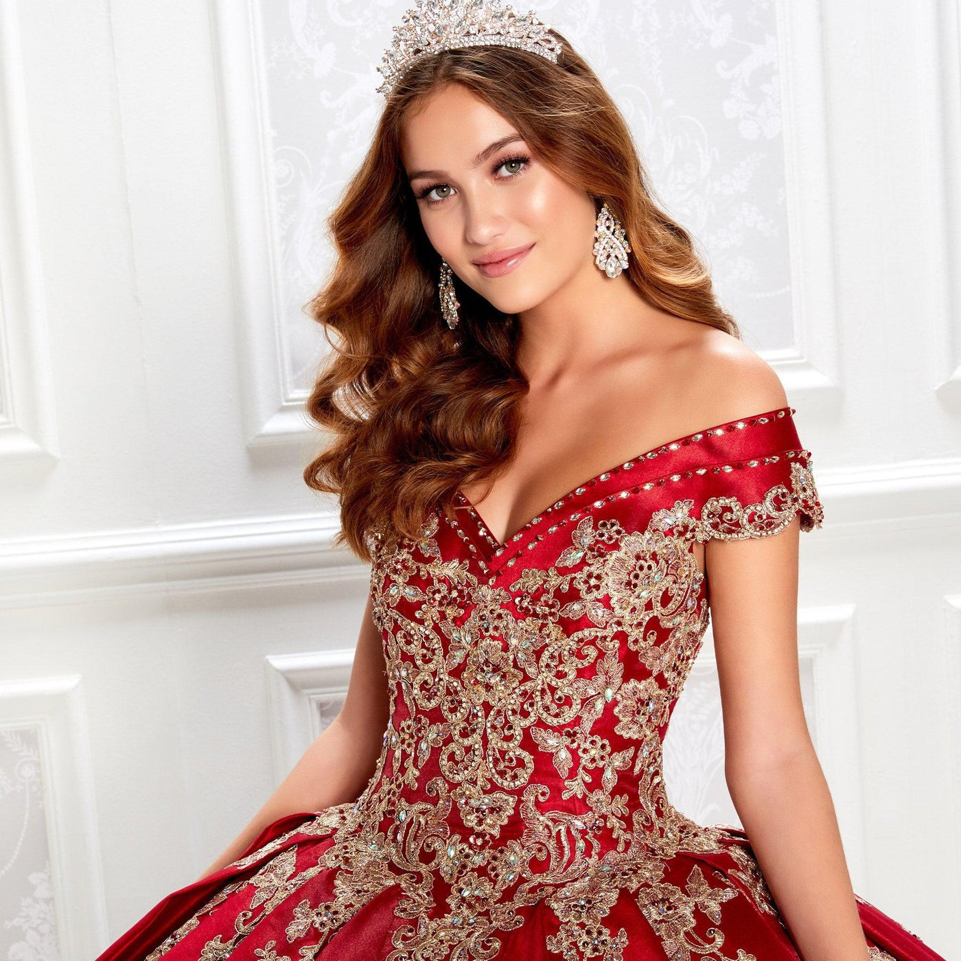 PR22029 Princesa Traditional Quinceañera Dress