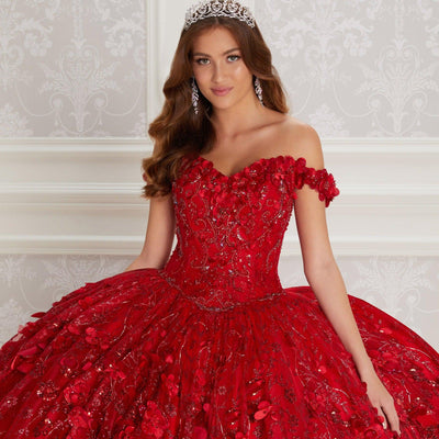 Princesa by Ariana Vara Red Quince Dress PR22036