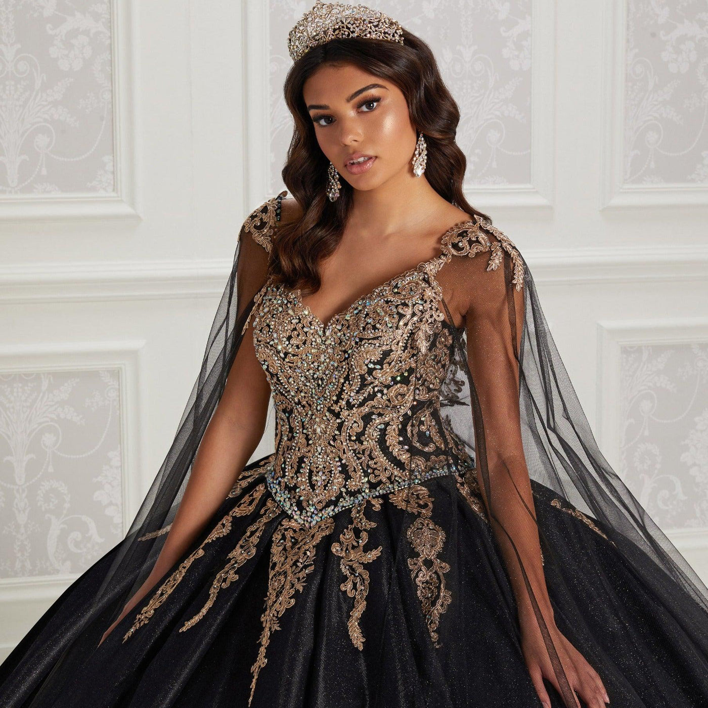 Princesa by Ariana Vara Cathedral Cape PR22141