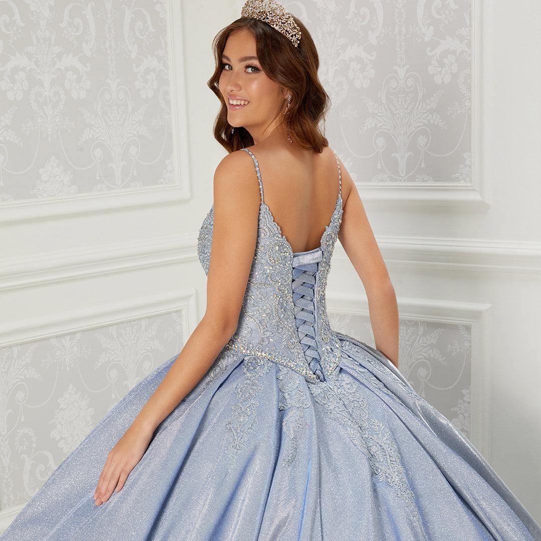 Princesa by Ariana Vara PR22141 Glitter Quince Dress