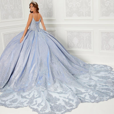 Princesa by Ariana Vara PR22141 Glitter Quince Dress