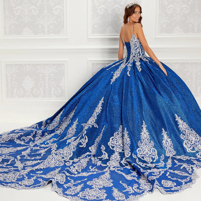 Princesa by Ariana Vara PR22141 Glitter Quince Dress