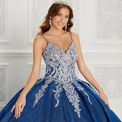 Princesa by Ariana Vara PR22141 Glitter Quince Dress
